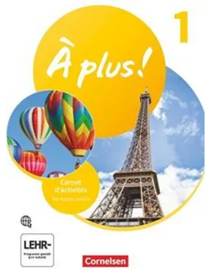 Obrázok produktu pre À plus !1. und 2. Fremdsprache. Band 1 - Carnet d'activités mit Audios online und Vorkurs "C'est parti!" als Einleger