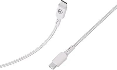 Image de Câble Tressé C/C 1.2m 5A/PD100W Blanc Recycle