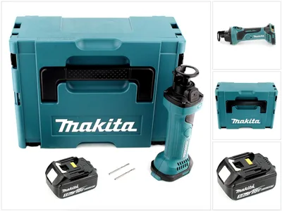 Produktbild von Makita DCO 180 T1J Akku Rotationsschneider 18V + 1x Akku 5,0Ah + Makpac - ohne Ladegerät