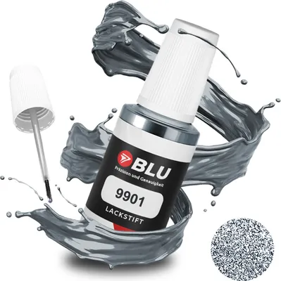 Produktbild von BLU Auto Lackstift Graphit kompatibel für Skoda 9901 Graphite Grey Met. | Auto Lack Reparatur Ausbesserungslack