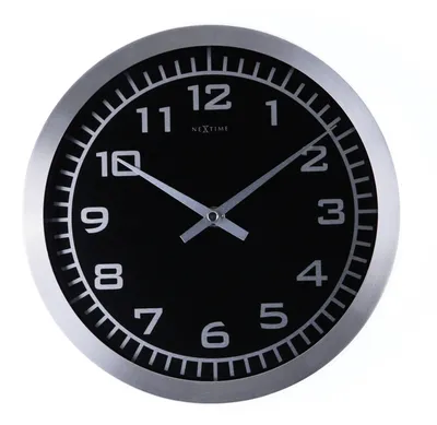 Produktbild von NeXtime Blacky Wanduhr , 2953