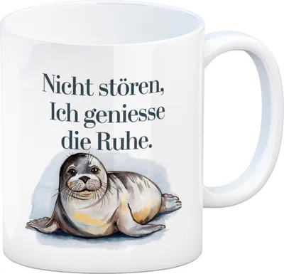 Produktbild von Robbe Kaffeebecher - Ruhe genießen