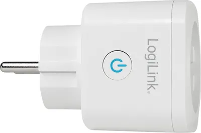 Image de LogiLink SH0101 LogiLink Wi-Fi Smart Plug Adaptateur mâle, 1x, blanc