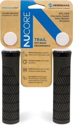 Immagine prodotto di Manopole Herrmans Nucore Trail Wave 130 mm ø22 mm Nero