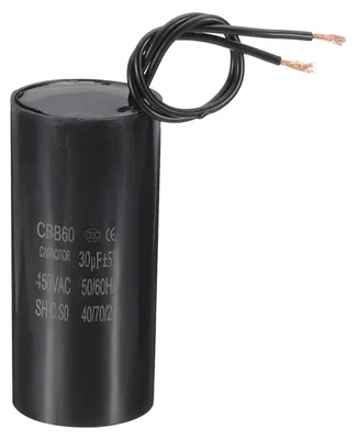 CBB60 Betriebskondensator 30 µF 450 V 2 Drähte 50/60 Hz