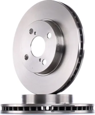 Produktbild von 2x DELPHI Bremsscheibe BG3734 für TOYOTA COROLLA (ZZE12_ NDE12_ ZDE12_) 49 5mm