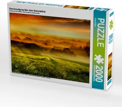 Produktbild von Calvendo Sonnenaufgang über dem Getreidefeld 2000 Teile Puzzle quer 900x670mm, Roder Peter; 7413690