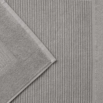 Produktbild von Christy SUPREME Badematten, 1.000 g/m², 50 x 90 cm, 2er Set, Farbe: silver