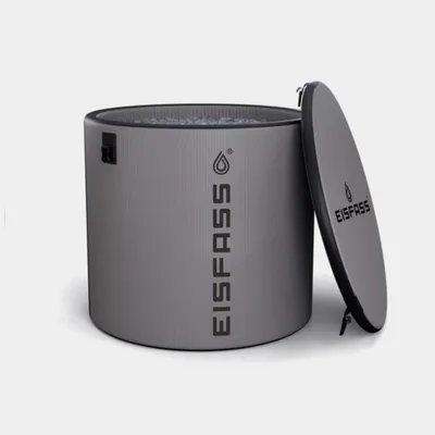 Produktbild von Eisfass® Original Air extra Isolierung (90 cm Ø x 75 cm ⇡ ) Eistonne zum Eisbad ca. 350 Liter Eistonne Kältetherapie Regeneration nach Sport Eisbaden