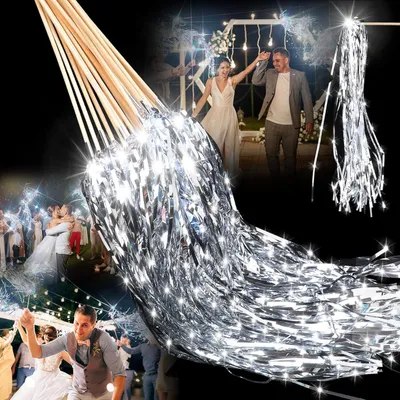 12 leuchtende Hochzeitsschlangen, In & Out, Farbe B