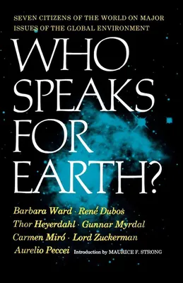Produktbild von Who Speaks for Earth?