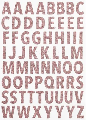 Produktbild von Edel Sticker Buchstaben, gross, rose-gold