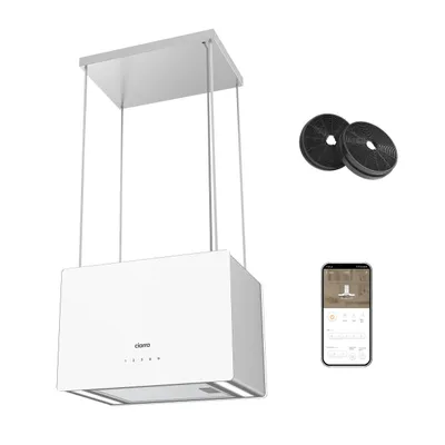 Immagine prodotto di CIARRA cofano ad isola A+++ 700 m³/h Cofano aspirante a libera installazione App WiFi Funzionamento touch VM4850S