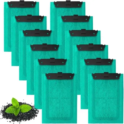 Produktbild von Aquarium Filterpads, Aktivkohle, 12 Stück, für Aquarium