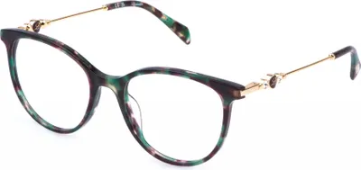 Produktbild von Blumarine VBM879S Avana verde lucido 53/18/135 Damen Brillen