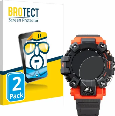 Produktbild von 2x Für Casio G-Shock GW-9500 Schutzfolie BROTECT Displayschutz Display Schutz Folie Klar Transparent