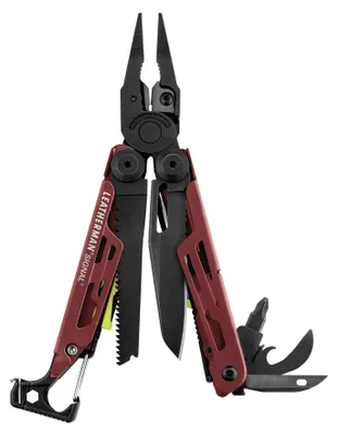 Image de Leatherman Multitool Signal Kaminrot inkl. Étui en nylon
