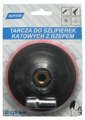 Produktbild von Norton Schleifscheibe Klett für Winkelschleifer 125mm