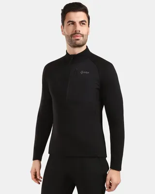 Productafbeelding van Fleece sweatshirt voor heren, KILPI MONTALE-M 1M0203KI, zwart, maat: S