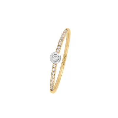 Produktbild von Ring 55 - bicolor - Gold 585 14K Diamant