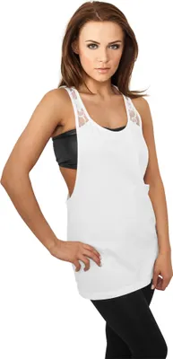 Zdjęcie produktu dla Urban Classics Ladies - FLOWER LOOSE Tank Top biały - L