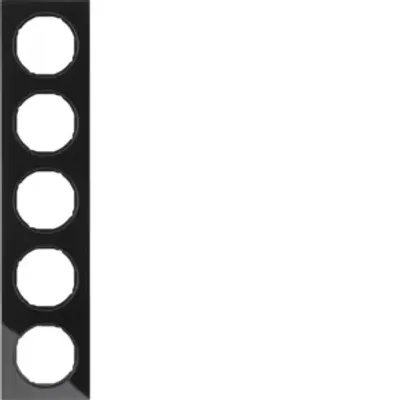 Produktbild von Berker 10152216 Rahmen Glas, schwarz Berker R.3