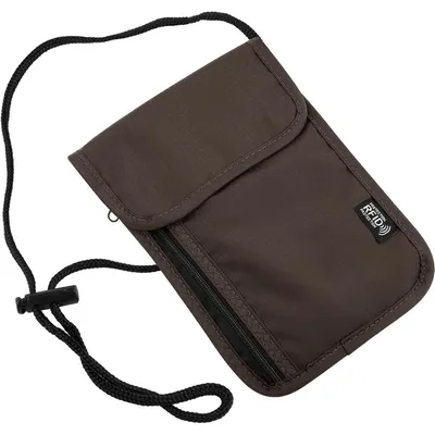 Immagine prodotto di Borsa a tracolla con protezione RFID, antifurto, impermeabile, color marrone
