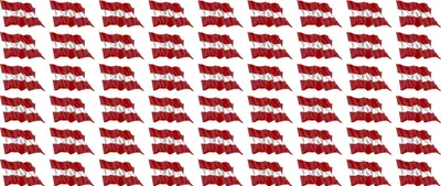 Produktbild von Mini Aufkleber Set - Pack wehend - 20x12mm - selbstklebender Sticker - Lettland - Flagge / Banner / Standarte fürs Auto, Büro, zu Hause und die Schule - 54 Stück