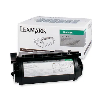 Produktbild von Lexmark 12A7465, 32000 Seiten, Schwarz, 1 Stück(e)