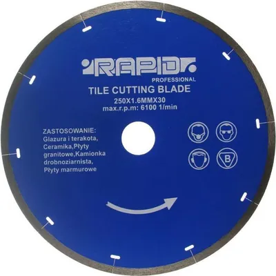 Obrázek produktu pro Rapid Kotouč řezný diamantový 250x1,6x30 mm M08717