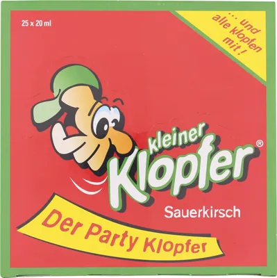 Produktbild von Kleiner Klopfer Vodka Sauerkirsch 25x 20ml 16% Vol.