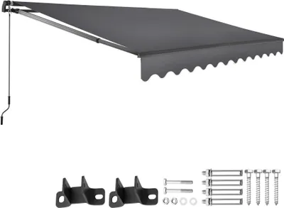 Produktbild von tectake® Gelenkarmmarkise Ornella verschiedene Größen inkl. Wandhalterung