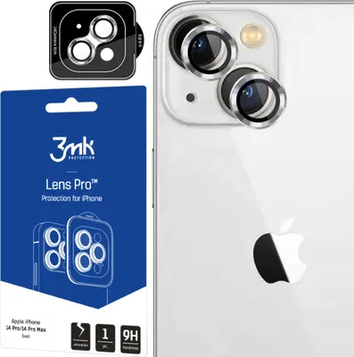 Obrázek produktu pro 3MK Lens Protection Pro Silver, iPhone 14 Plus, Stříbrná, 1 kusů