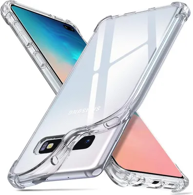 Immagine prodotto di Custodia per Samsung Galaxy S10 PLUS - Custodia antiurto trasparente per telefoni cellulari Custodia protettiva antigraffio ultra sottile Phonillico