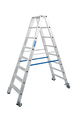 Produktbild von krause Aluminium-Doppelleiter STABILO fahrbar 3,40 m