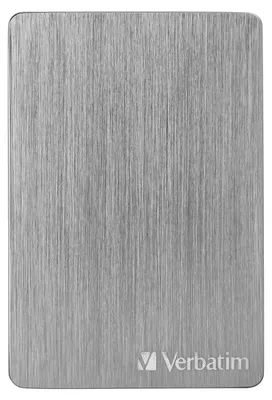 Produktbild von Verbatim Store 'n' Go ALU Slim Portable Festplatte 2 TB Spacegrau, 2 TB, 2.5", 3.2 Gen 1 (3.1 Gen 1), Grau