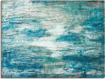 Produktbild von ARTland Leinwandbild abstrakte Malerei Aquarell Größe: 80x60 cm