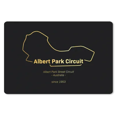 Produktbild von MuchoWow® Mauspad Mousepad Australien - Formel 1 - Rennstrecke 27x18 cm - Mousepads - Maus Mat - Pad - Mausunterlage - Büroartikel - Desk Matten