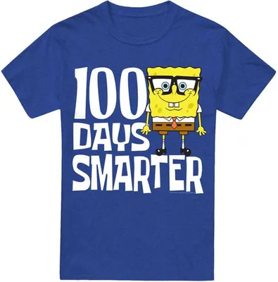 Produktbild von SpongeBob SquarePants - T-Shirt für Herren/Damen Uni, meliert TV28711 (M) (Königsblau)