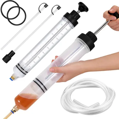 Productafbeelding van Handoliepomp met verlengslang - 500 ml olieafzuigpomp