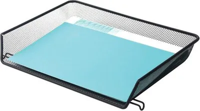 Produktbild von Famanu Briefablage - Dokumenten Organizer - Selbststapelnde Ablage - Schwarz