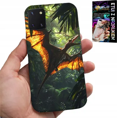 Image de Étui Pour Samsung Galaxy A81 - Dino Dinosaur Pterodactyl Back Case