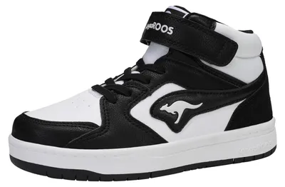 Produktbild von KangaROOS K-CP Hogan EV High-Top Kinder Uni Sneaker 10126 weiß/schwarz , Schuhgröße:29 EU