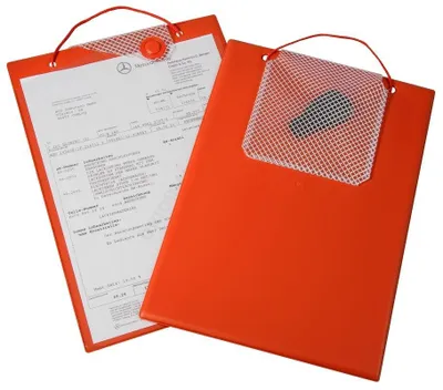 Produktbild von Auftragstasche "Magnetic", DIN A4, inkl Schlüsselfach aus gewebeverstärkter Folie, Magnetverschluss, Orange, Verpackungseinheit: 10 STK