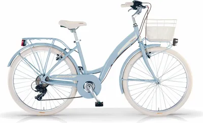 Produktbild von MBM Citybike New Primavera 26 Zoll, Fahrrad, hellblau/weiß