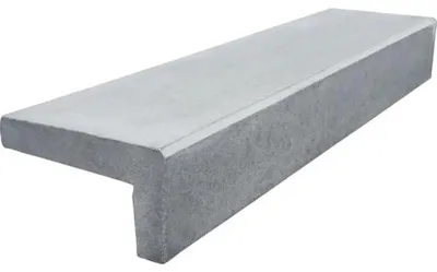 Produktbild von Beton Winkelstufe grau 140 cm x 32 cm x 18 cm