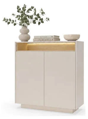 Produktbild von Halane - Sideboard, 103x40x119h cm Beige, 4 Regale