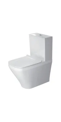Produktbild von Duravit Stand-WC-Kombination DURASTYLE tief, 370 x 630 mm, Abgang Vario HygieneGlaze weiß