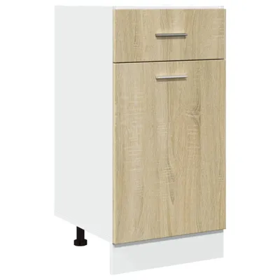Immagine prodotto di vidaXL Cassettiera Lyon Sonoma rovere 40x46x81,5 cm Materiale in legno