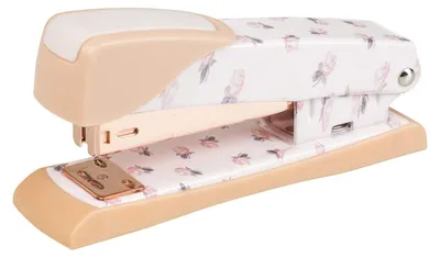Produktbild von Idena 10421 - Heftgerät Rosegold für Standard-Klammergröße 24/6, locht bis zu 20
